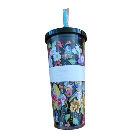 Disney Parks X 100 Years of Wonder Vera Bradley Insulated Cup Tumbler with Straw - Picture 2 of 9